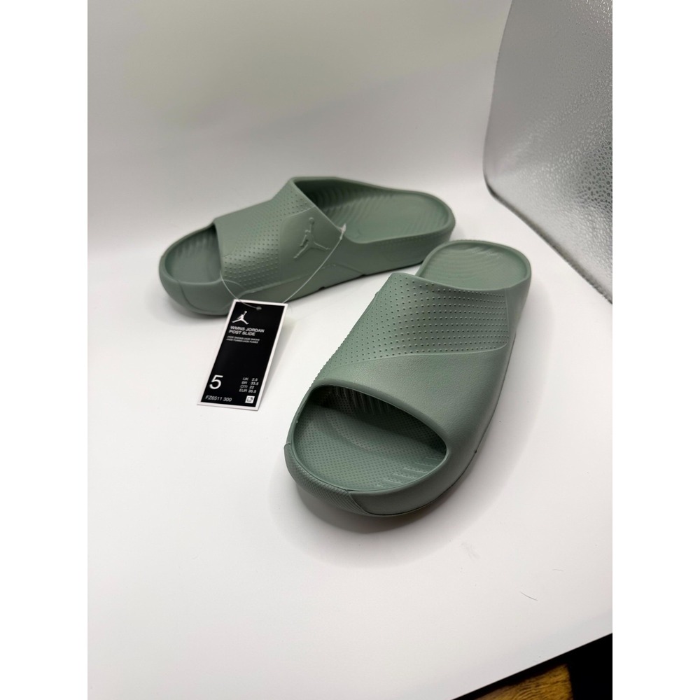 Air Jordan Post Slide‎ FZ6511-300 Women's 5 Slide Sage Green Jade Smoke Sandals